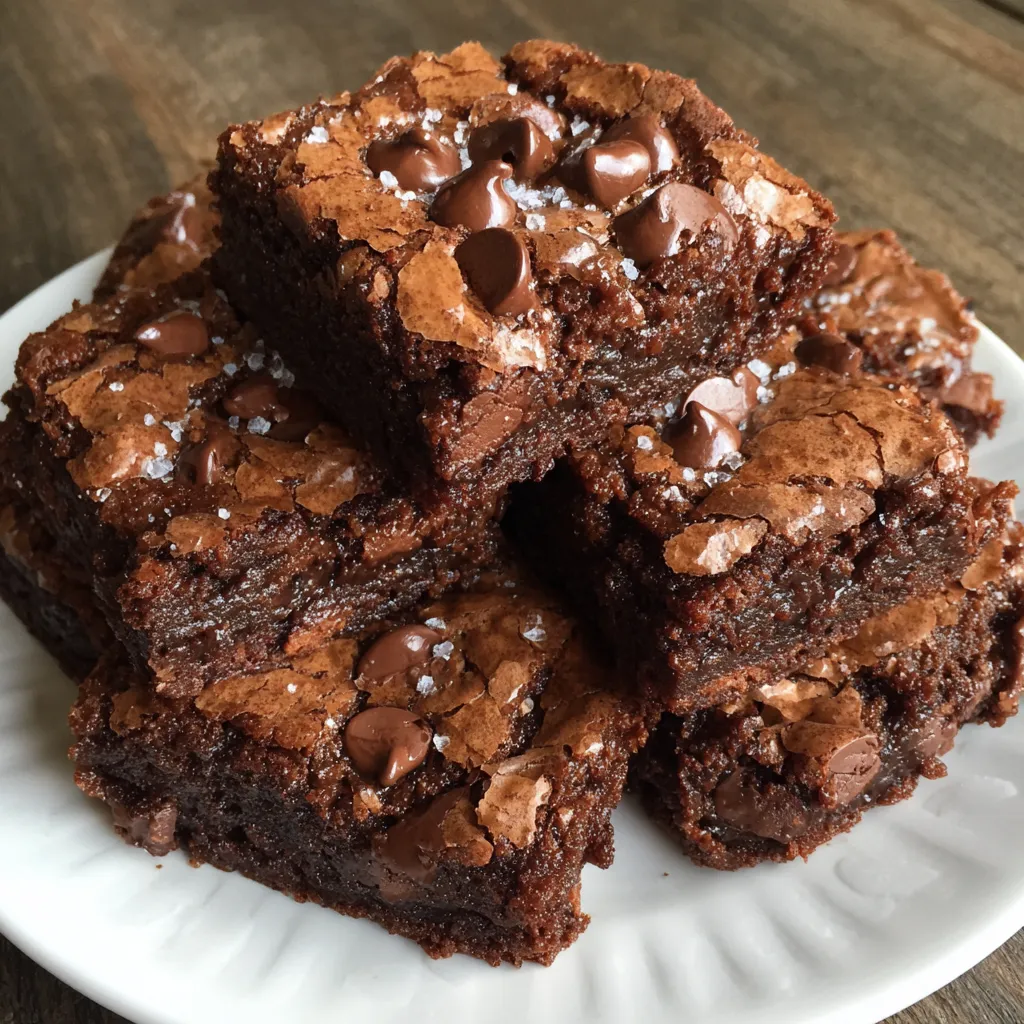 Cooling rack of freshly baked brookies
