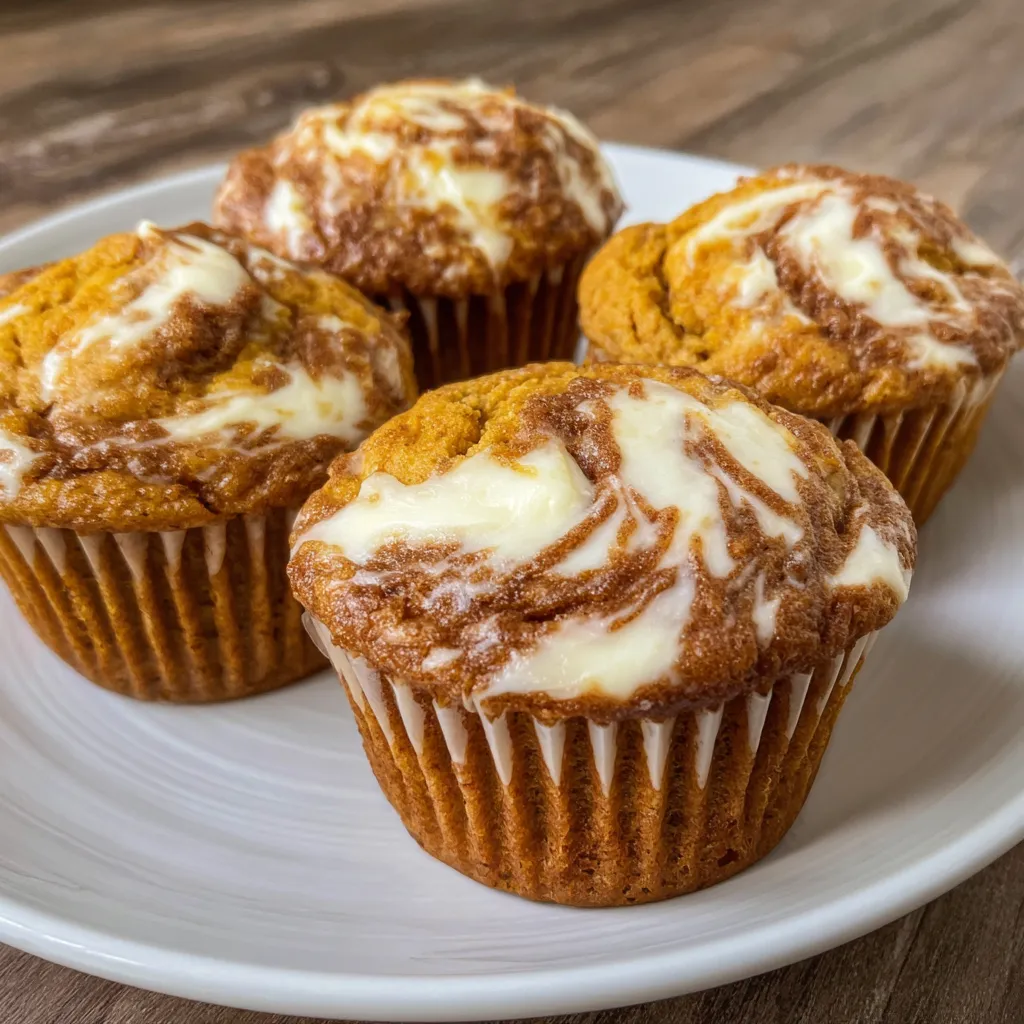 Muffins cooling on a wire rack with fall decor
