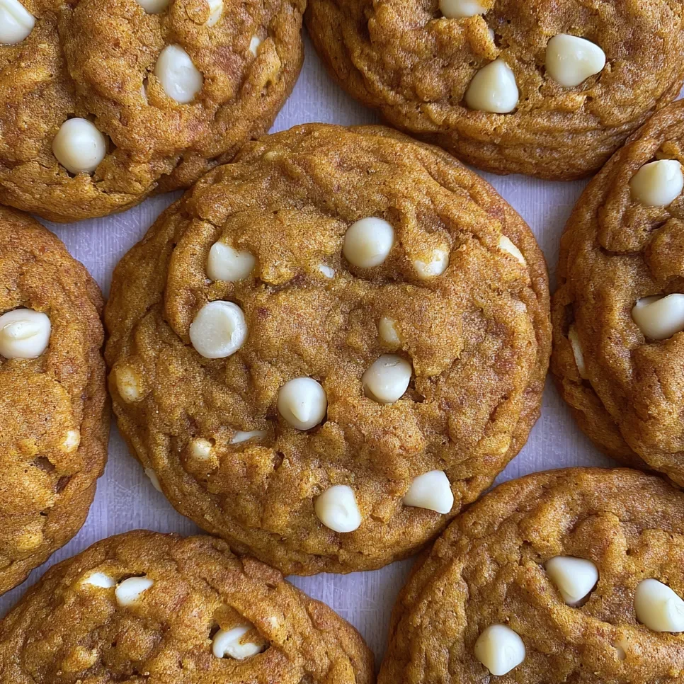 Stack of cookies on a rustic napkin with pumpkin and cinnamon sticks.