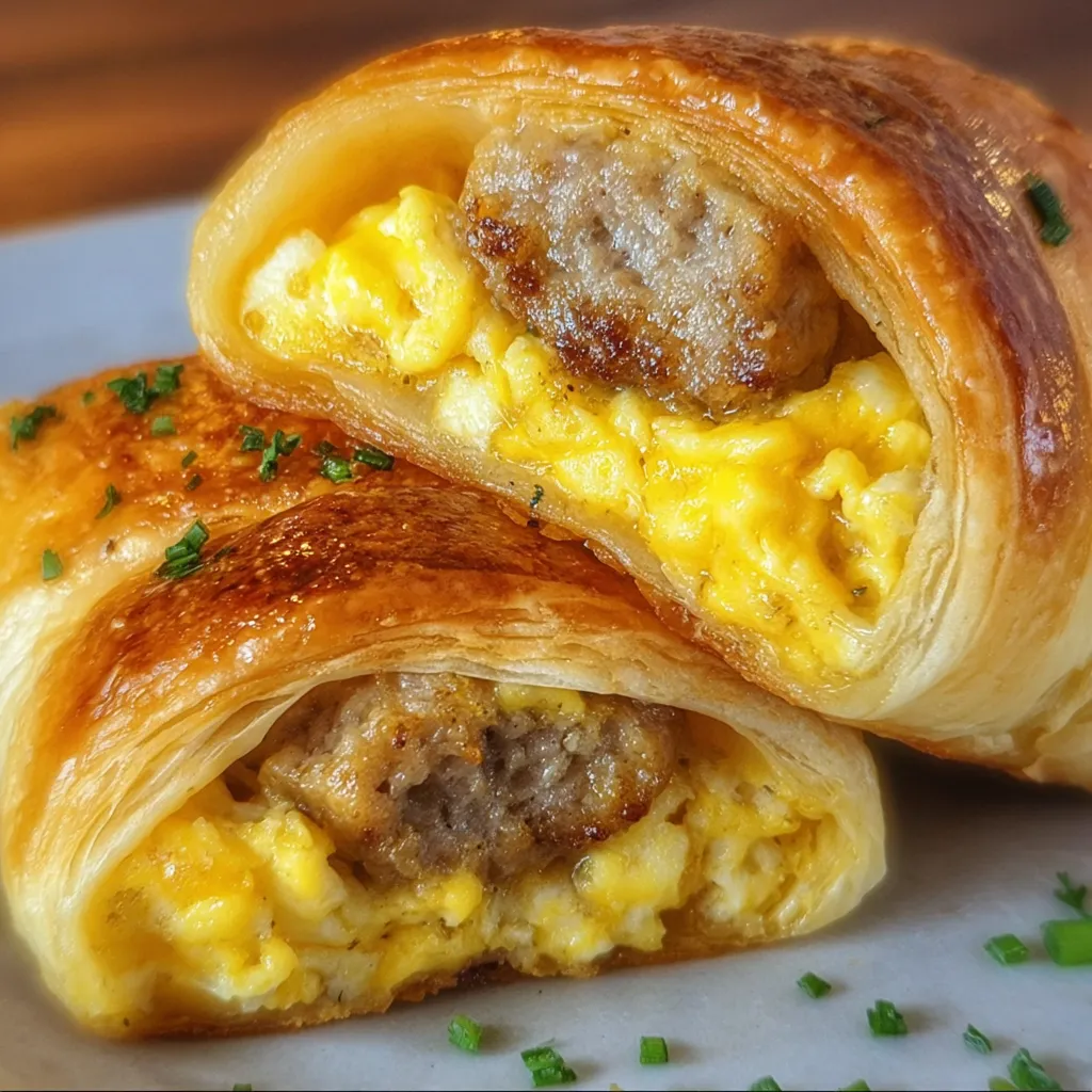 Plate of breakfast rolls with fresh herbs and dipping sauce on the side.