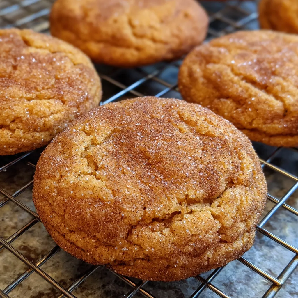 Plate of pumpkin cookies with fall leaves in background