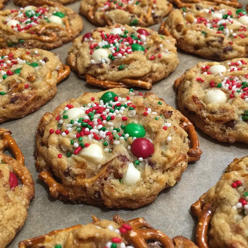 Plate of colorful kitchen sink cookies with sprinkles