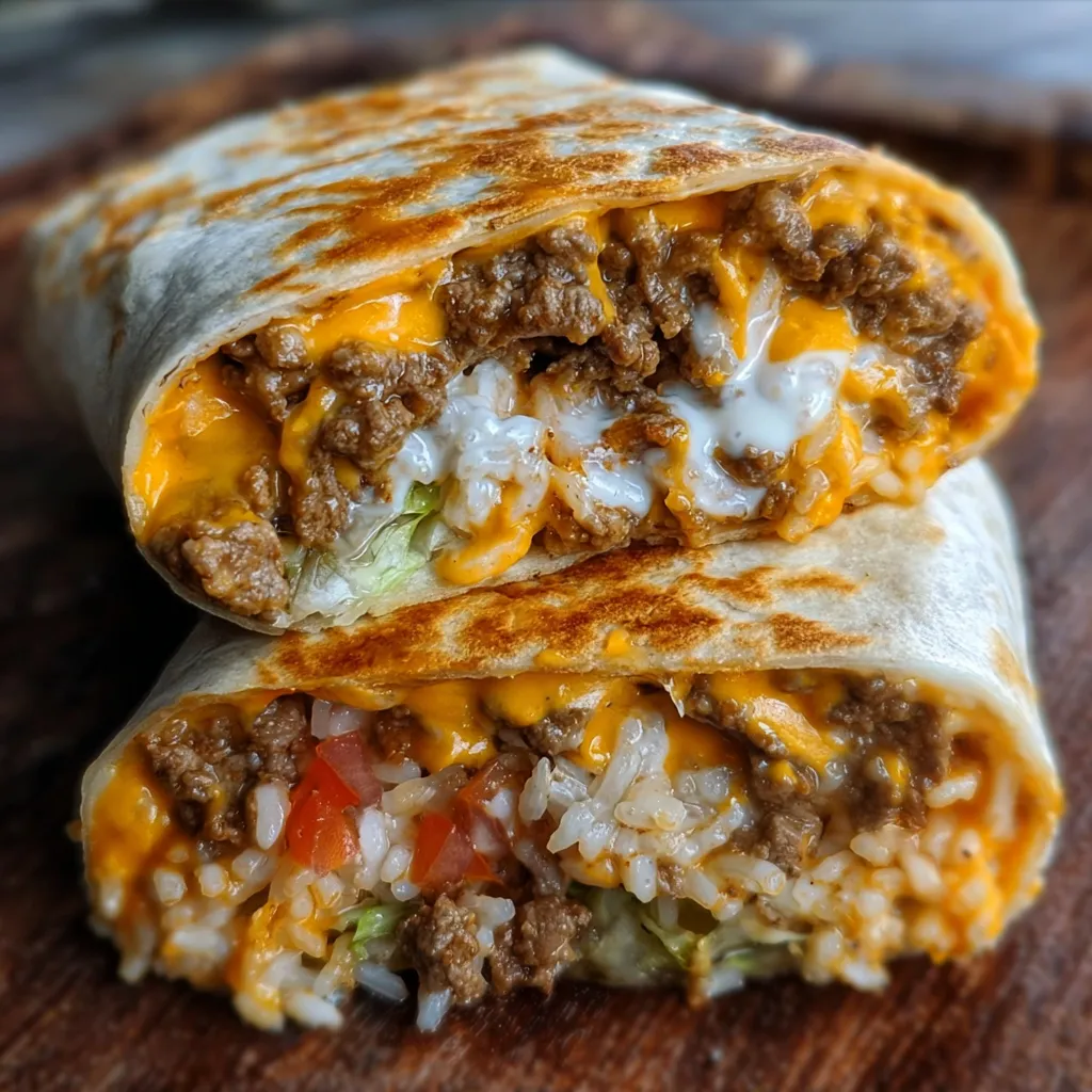 Skillet with toasted burritos golden and crispy