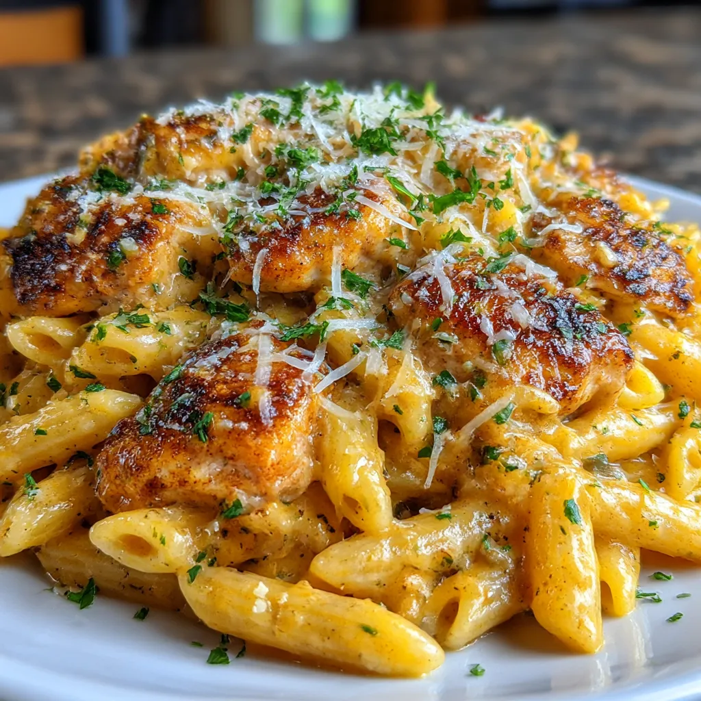 Crock Pot Cajun Chicken Pasta