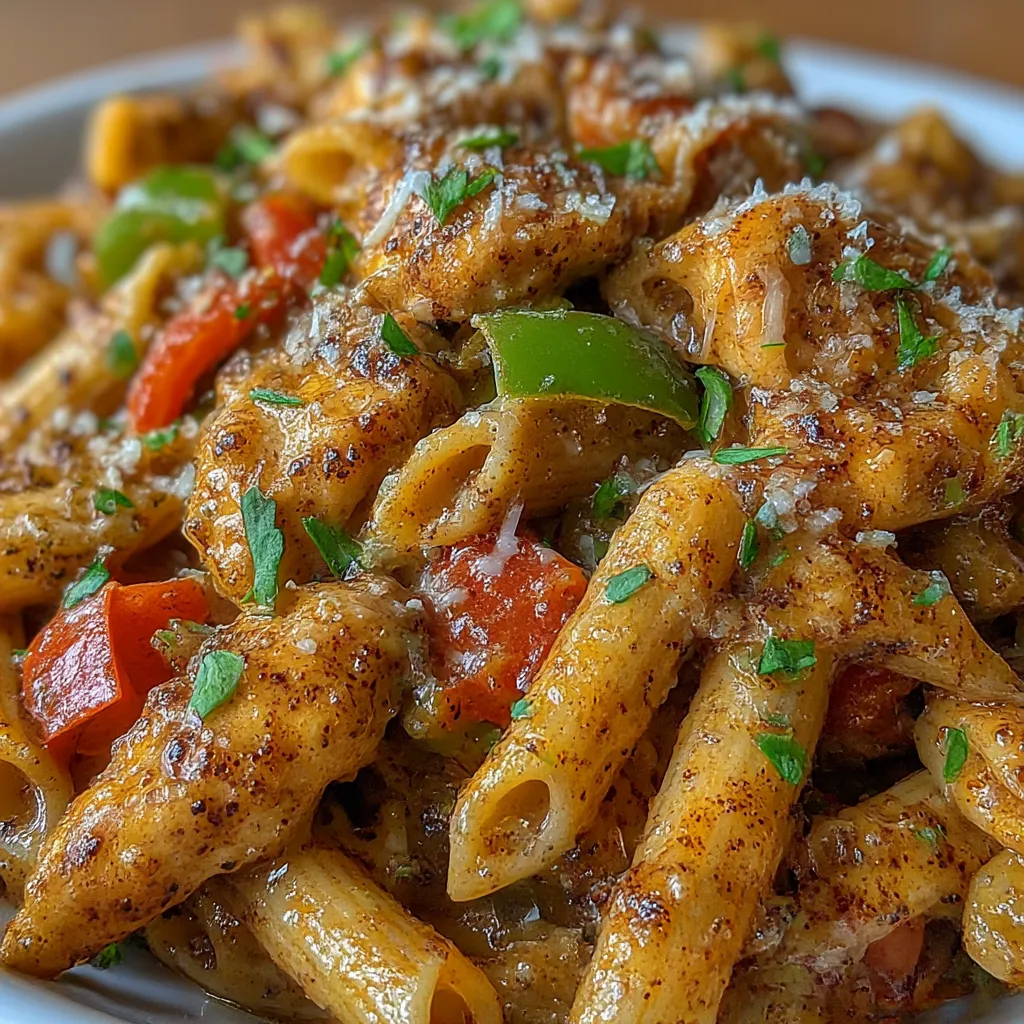 Crock Pot Cajun Chicken Pasta