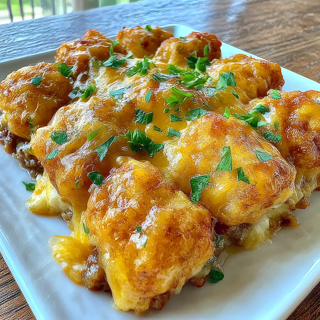 Tater Tot Casserole With Ground Beef