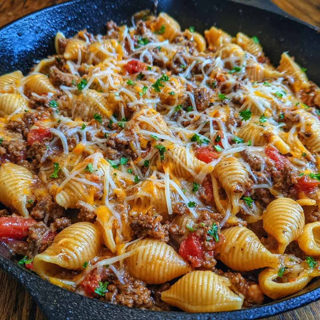 Bowl of taco pasta