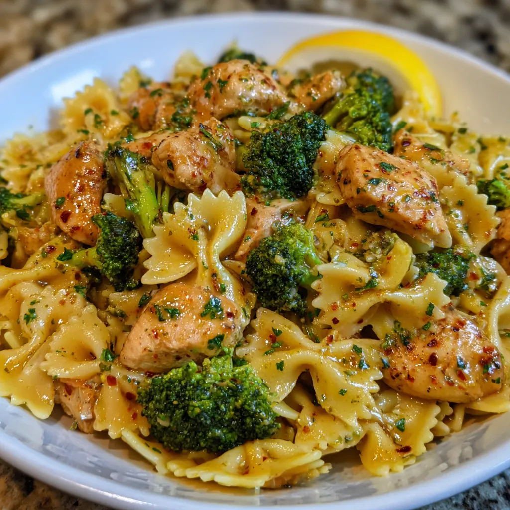 Cowboy butter lemon chicken pasta