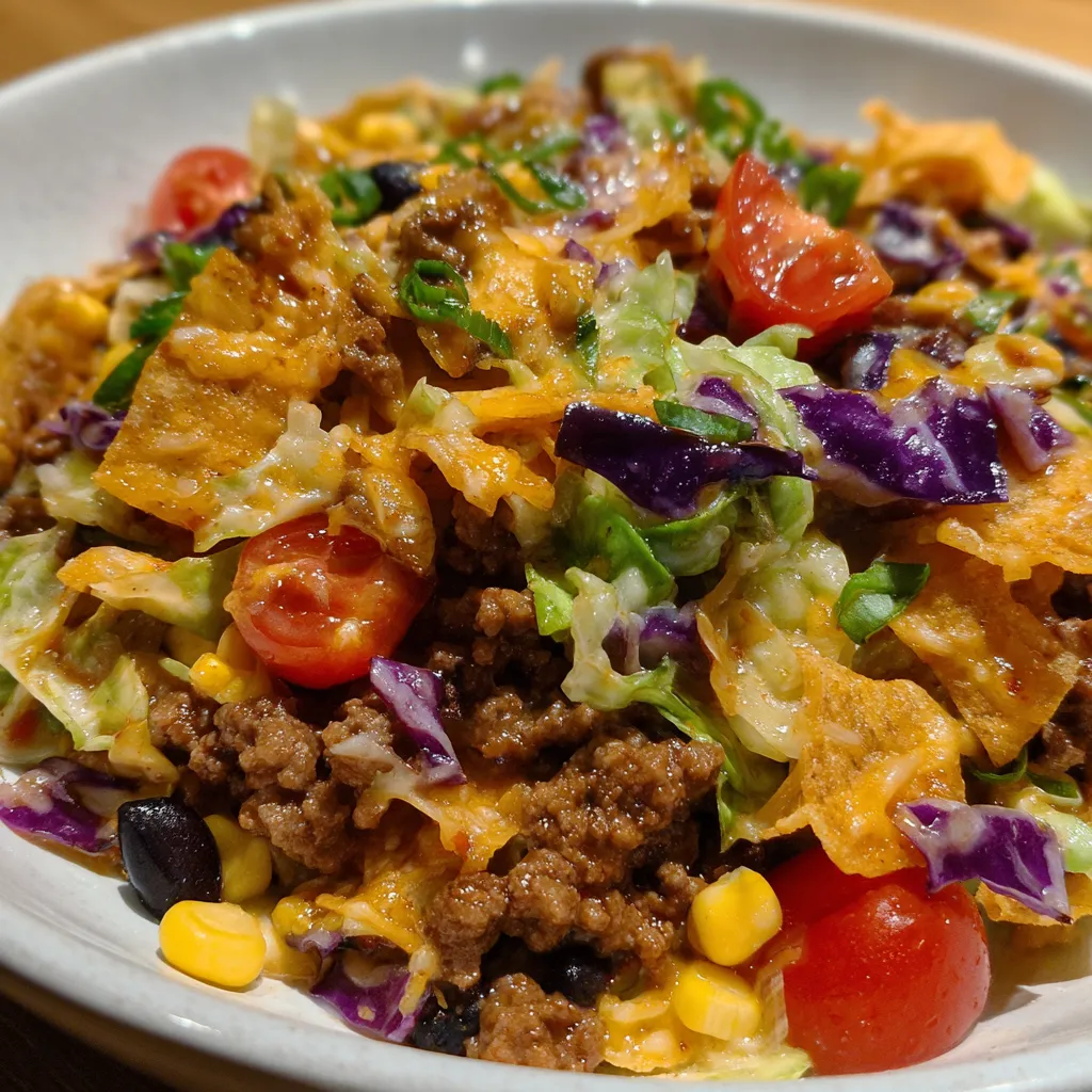 Cowboy cabbage with Fritos