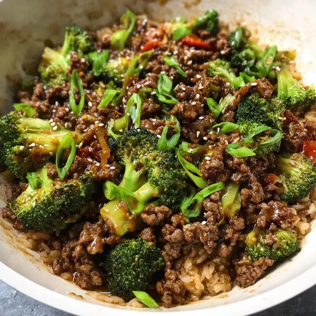 Beef and broccoli skillet