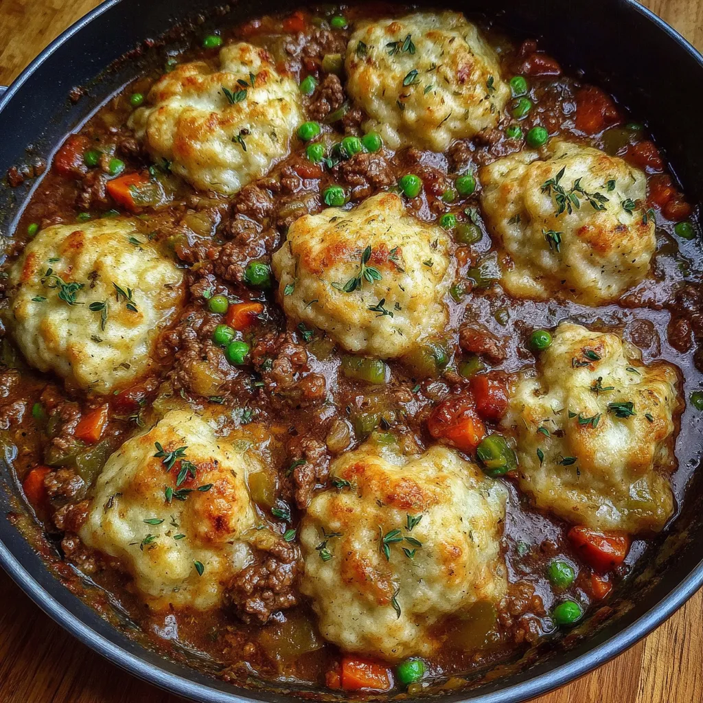 Dumplings cooking in pot