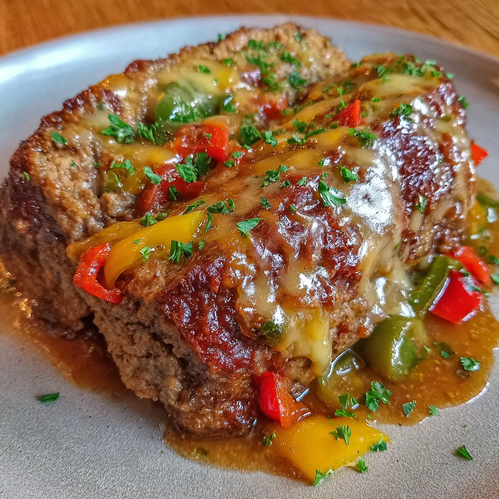 Meatloaf fresh from oven
