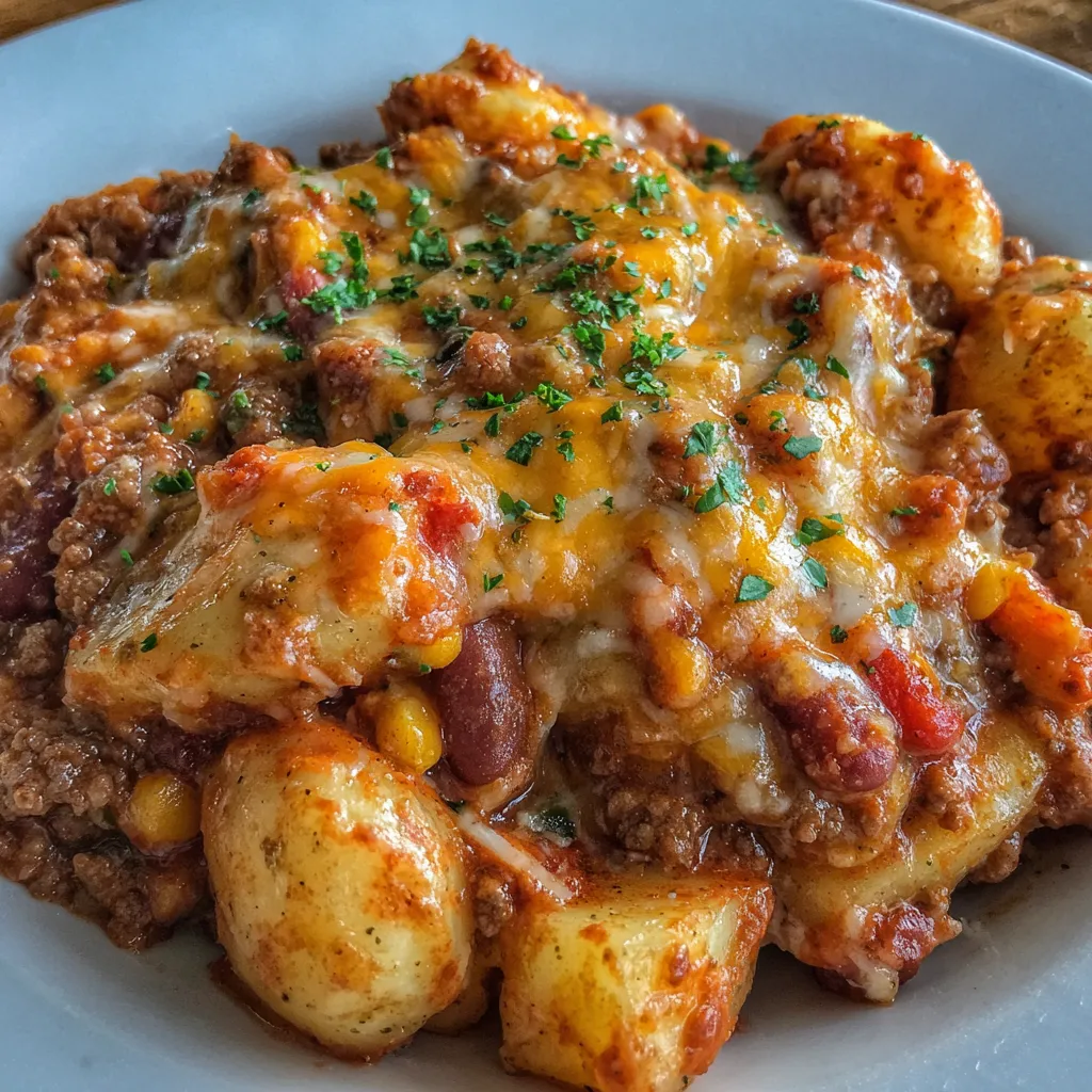 Bowl of cowboy casserole