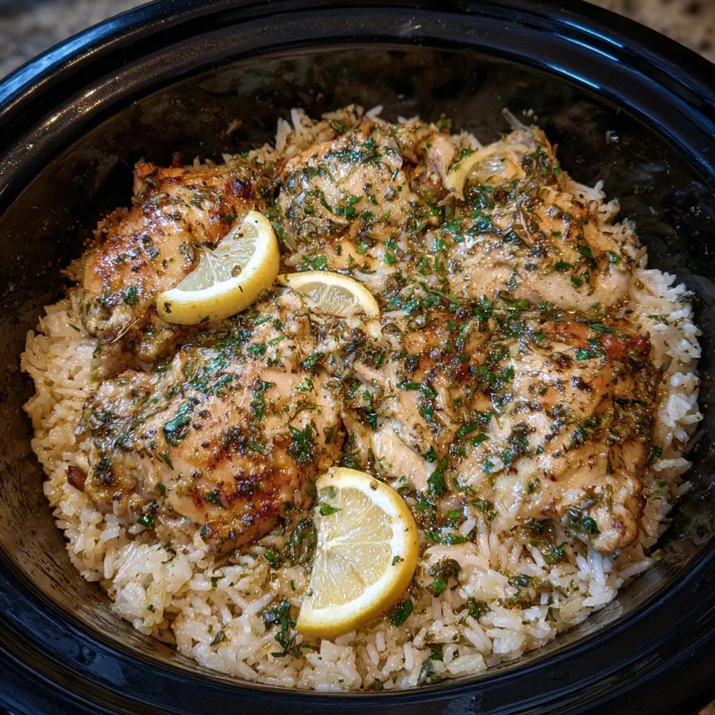 Close-up of chicken and rice