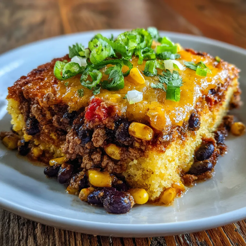 Texas tamale pie casserole