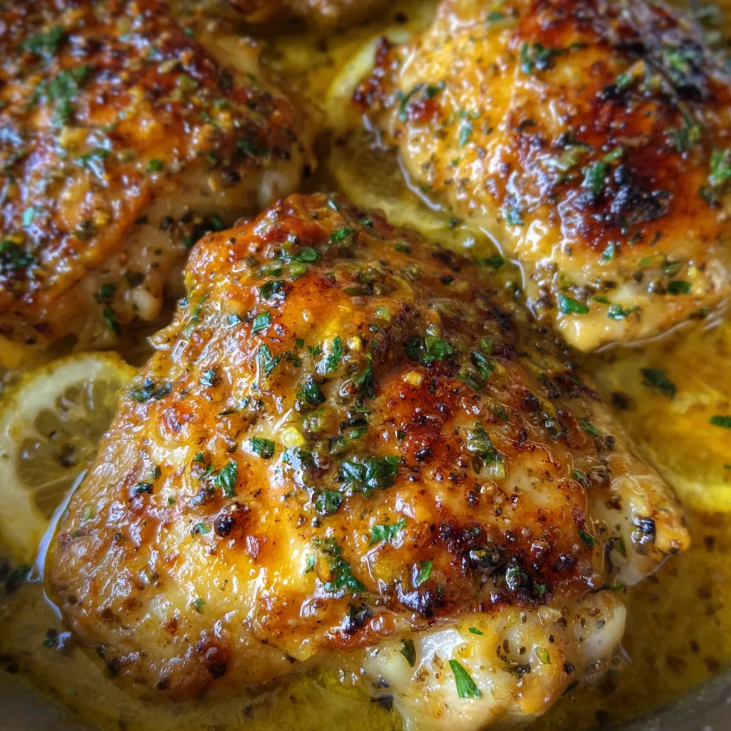 Lemon butter chicken bake
