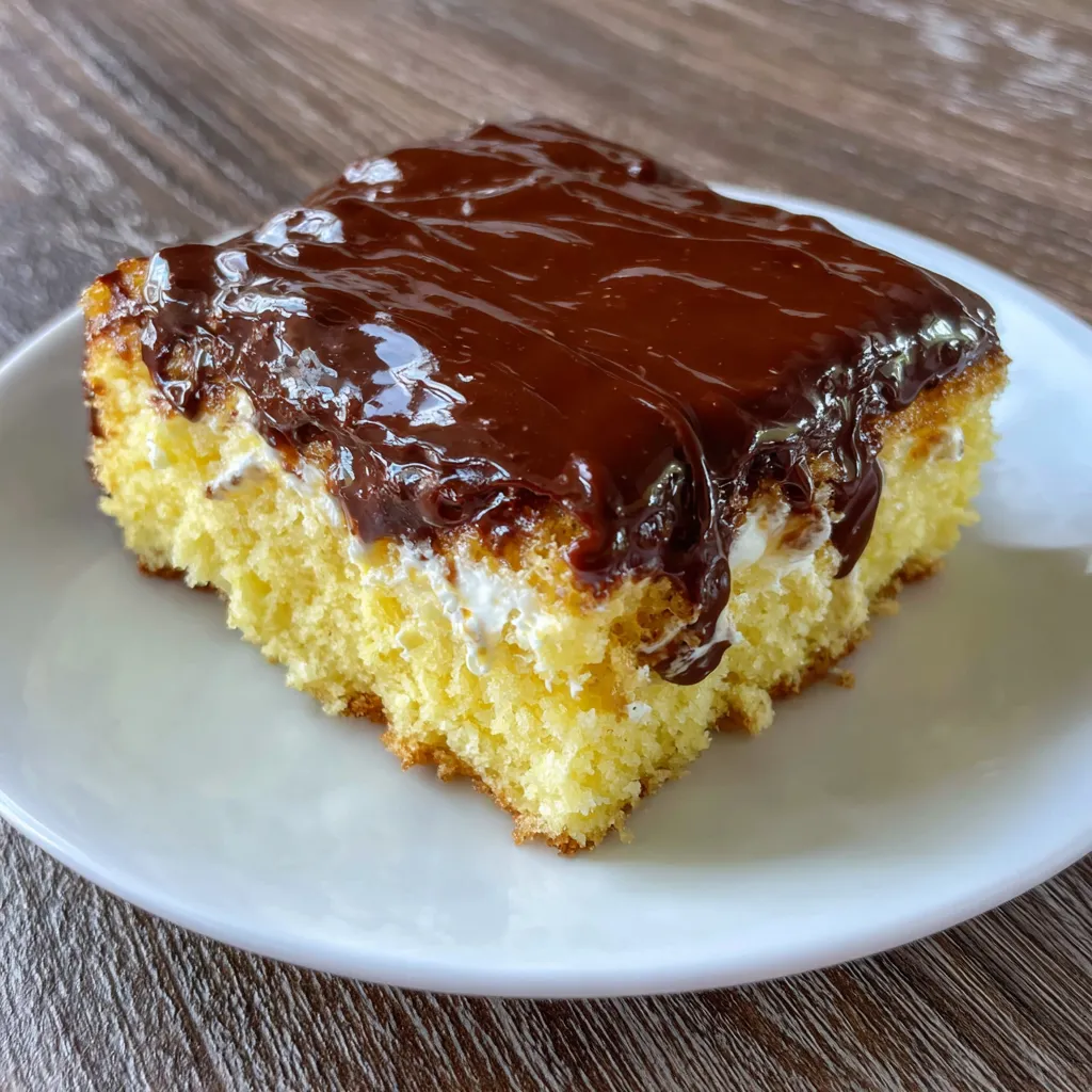 Chocolate ganache pudding cake