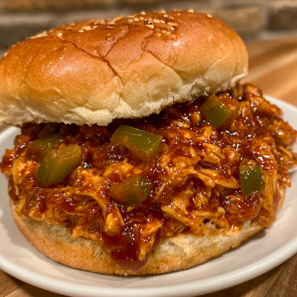 Cajun chicken sloppy joes