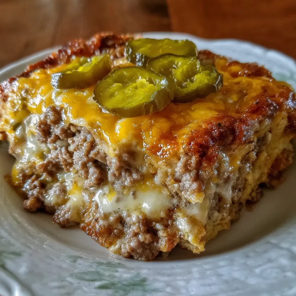 Big Mac casserole baked