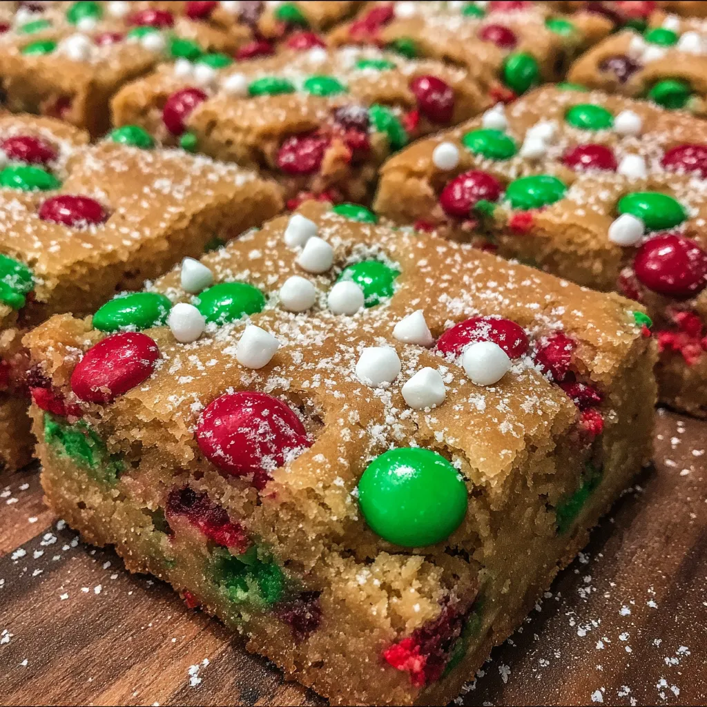 Close-up of cookie bars