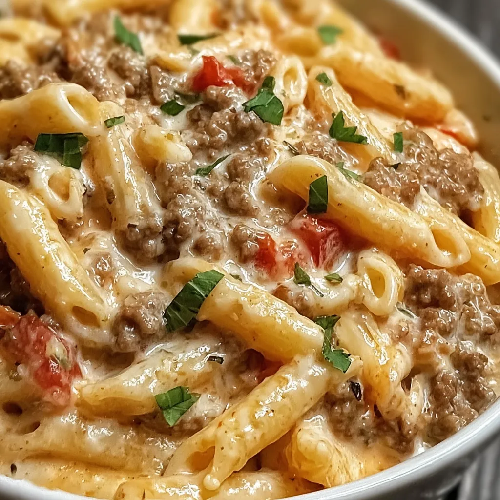 Creamy Rotel pasta