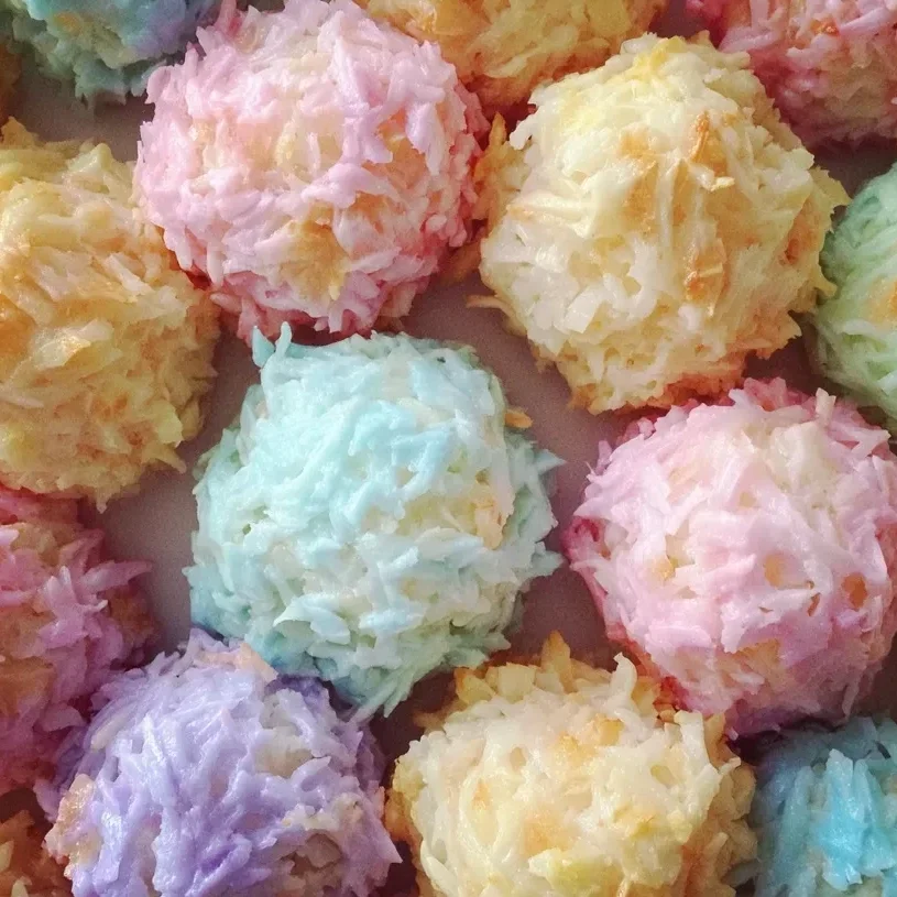 Easter bunny coconut tails