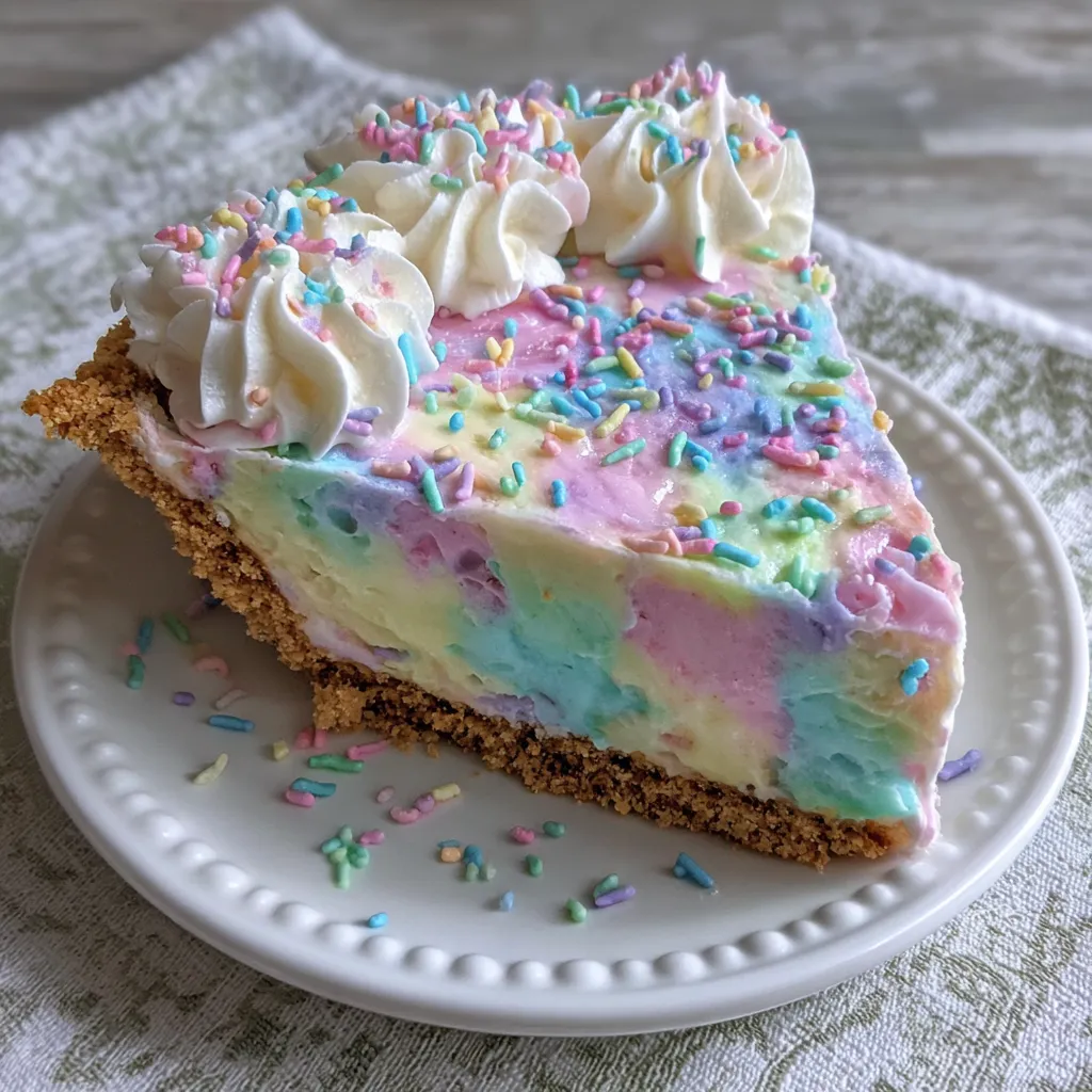 Pastel jello pie Easter