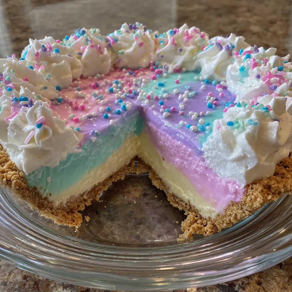 Easter no bake jello pie
