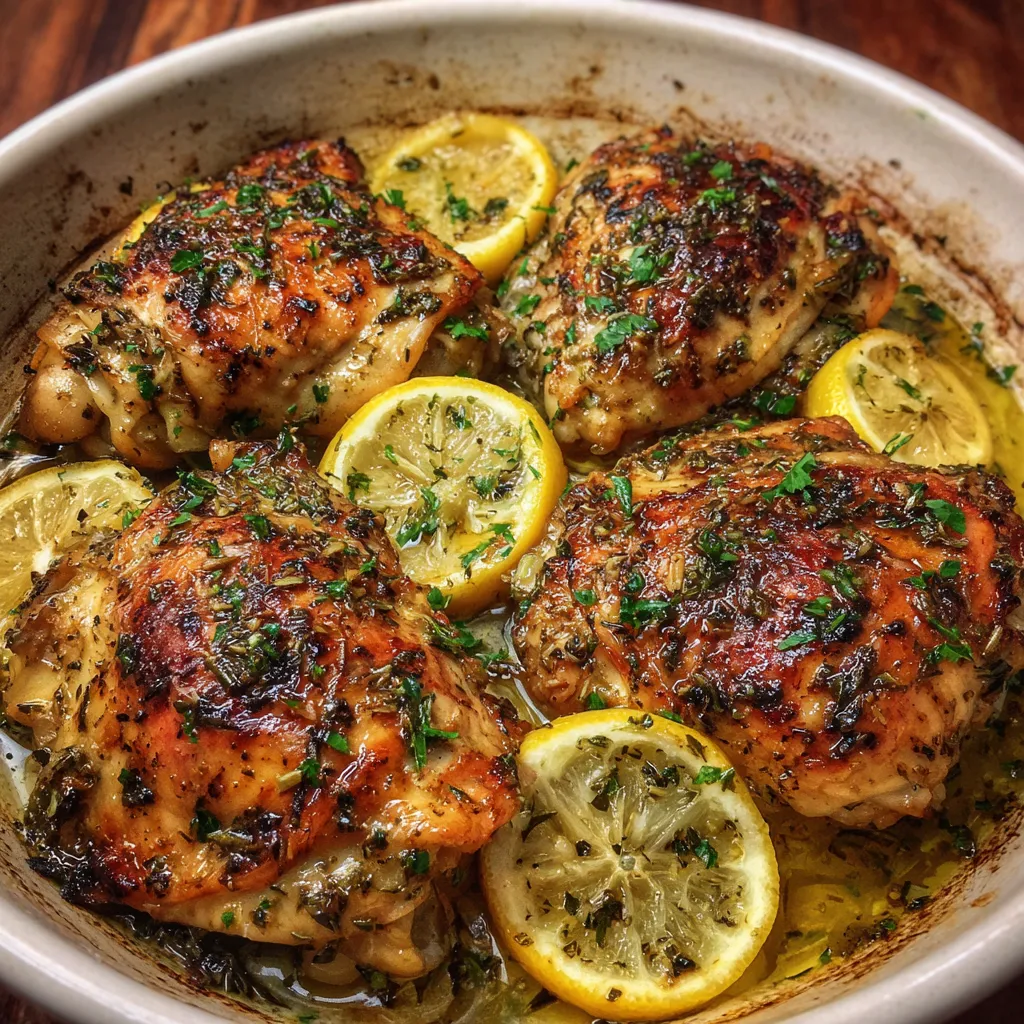 Lemon herb Greek chicken