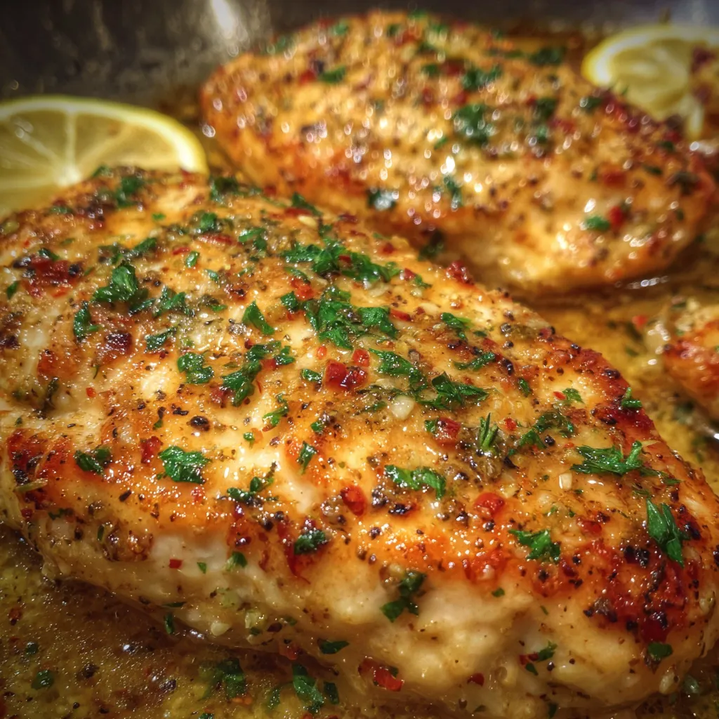 Healthy baked chicken dinner