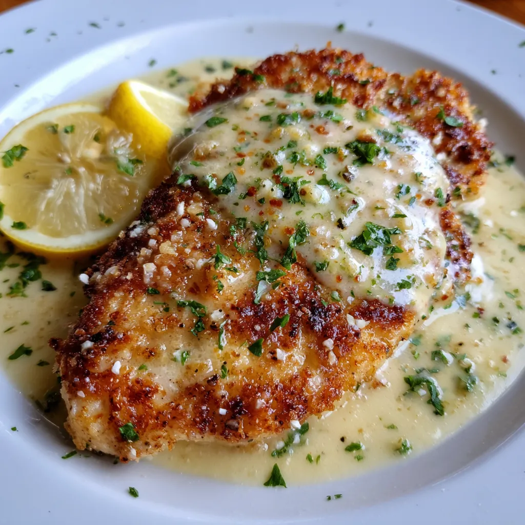 Pecorino crusted chicken breast