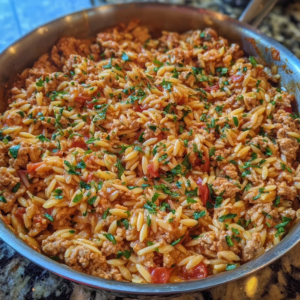 Turkey orzo pasta recipe