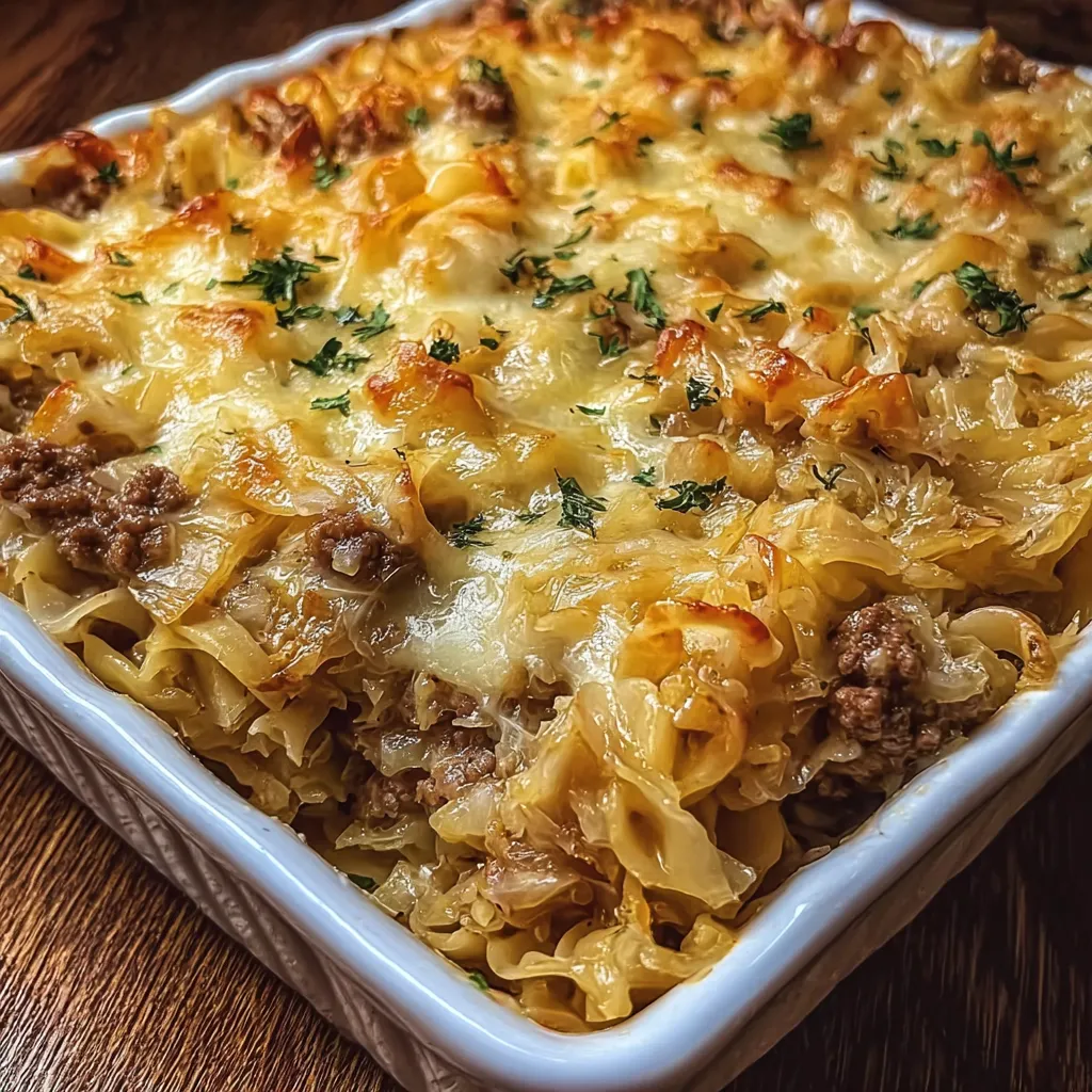 Serving of sauerkraut casserole