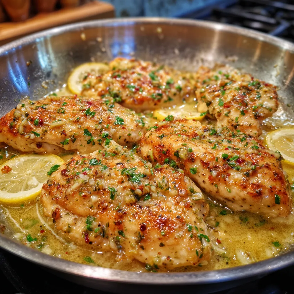 Quick lemon chicken dinner