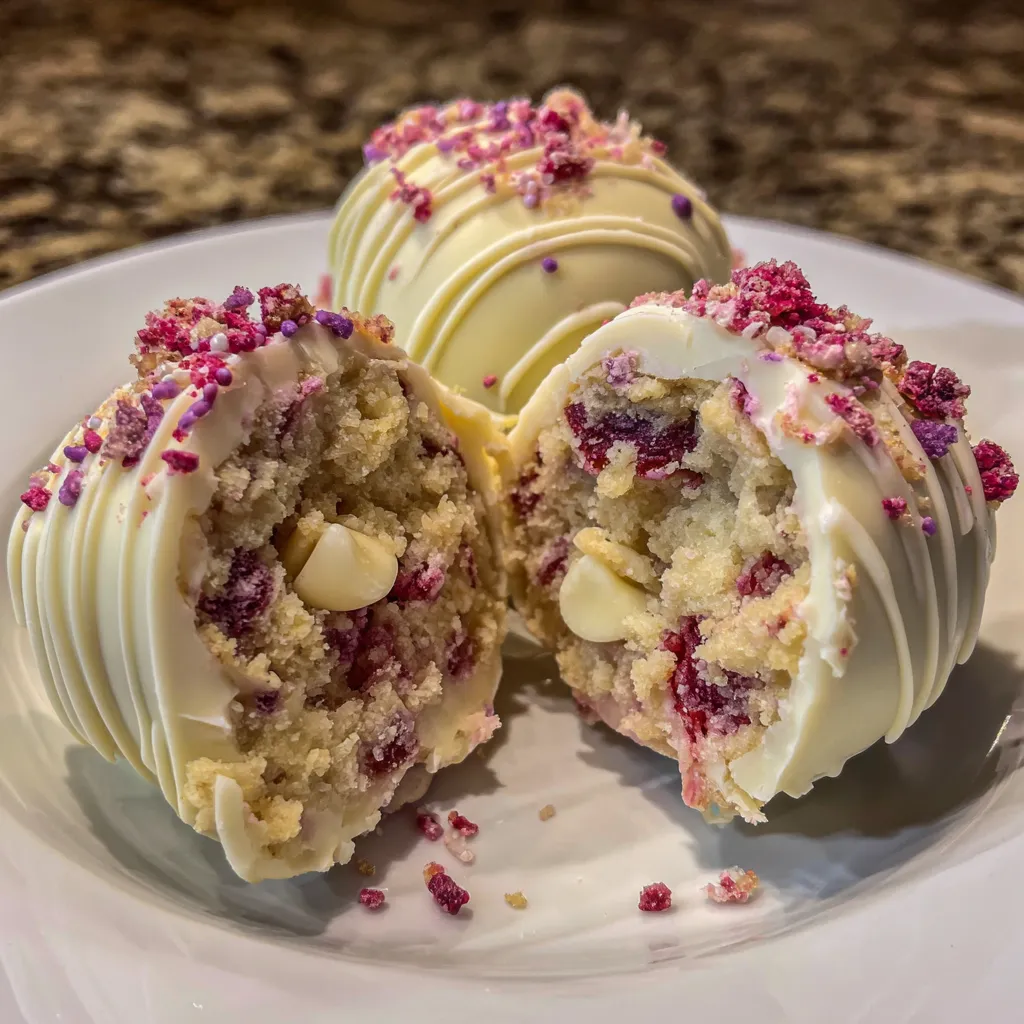 White chocolate Easter egg dessert