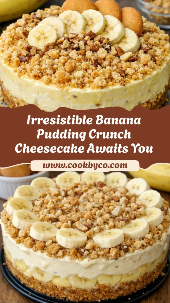 Banana Pudding Crunch Cheesecake