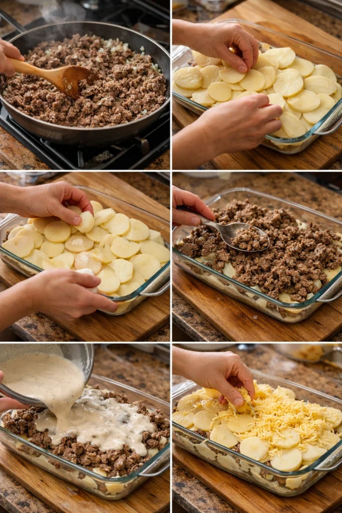Beef and Potato Casserole