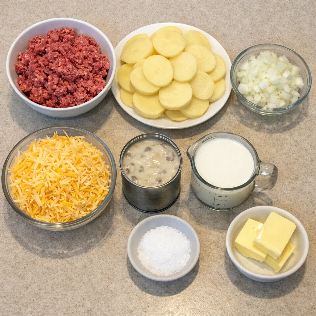 Beef and Potato Casserole