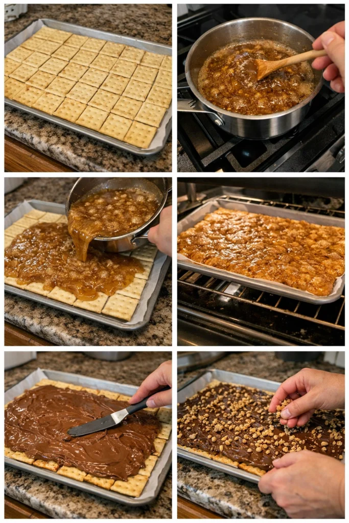 Buttery Saltine Cracker Toffee
