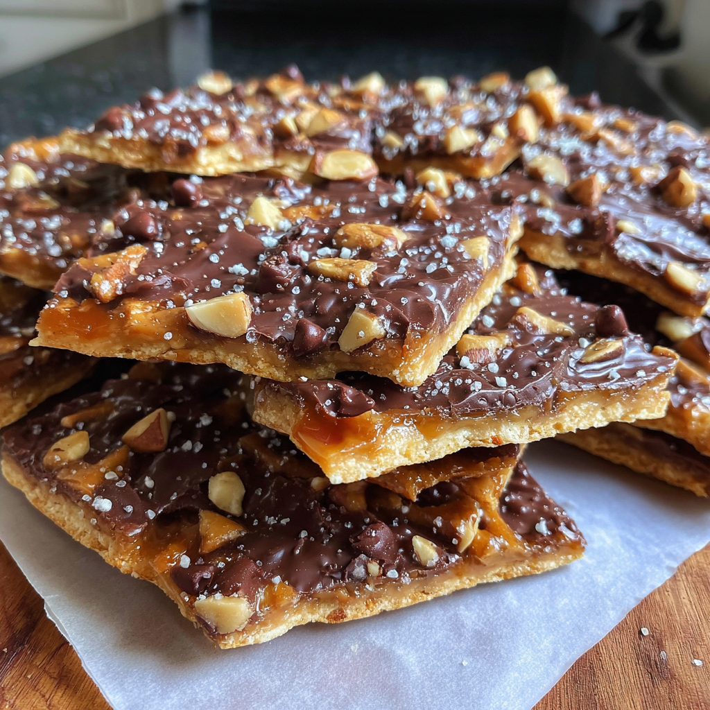 Buttery Saltine Cracker Toffee