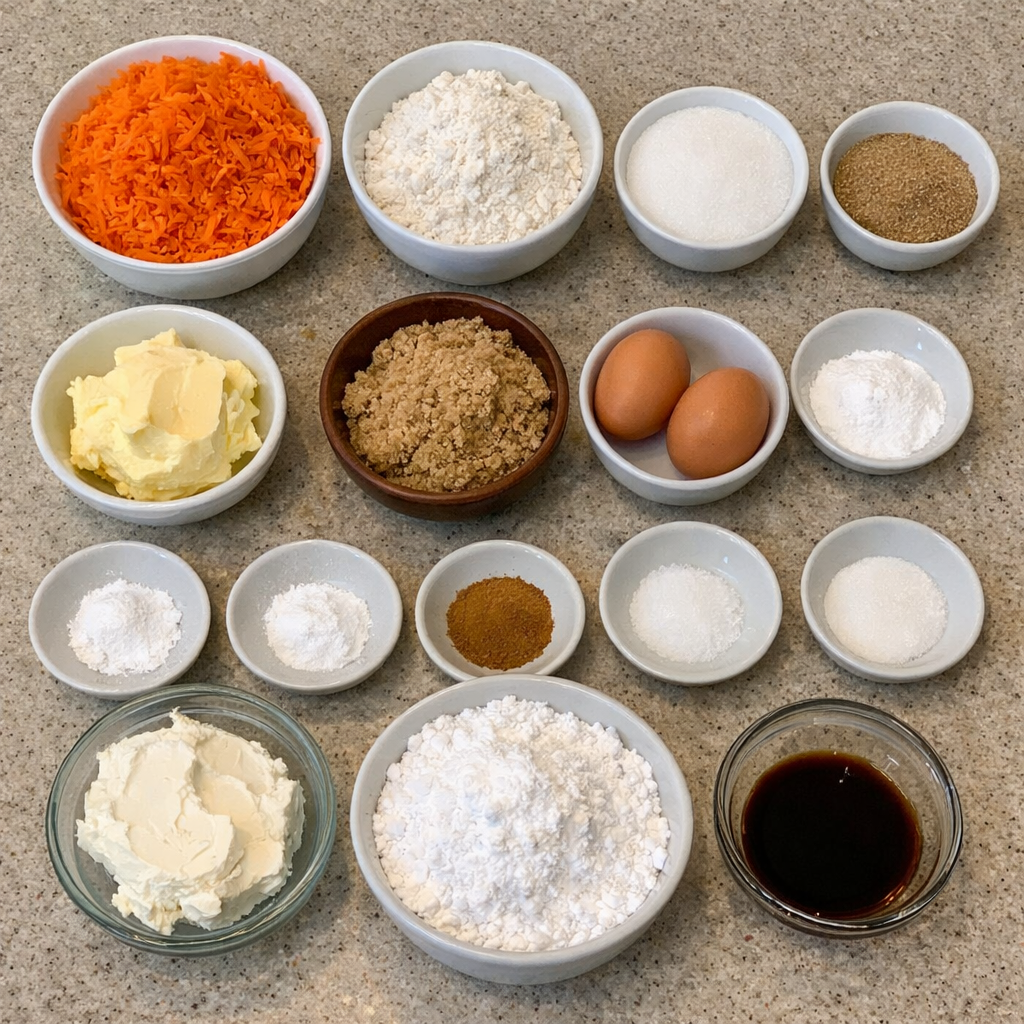 Carrot Cake Cream Cheese Bars