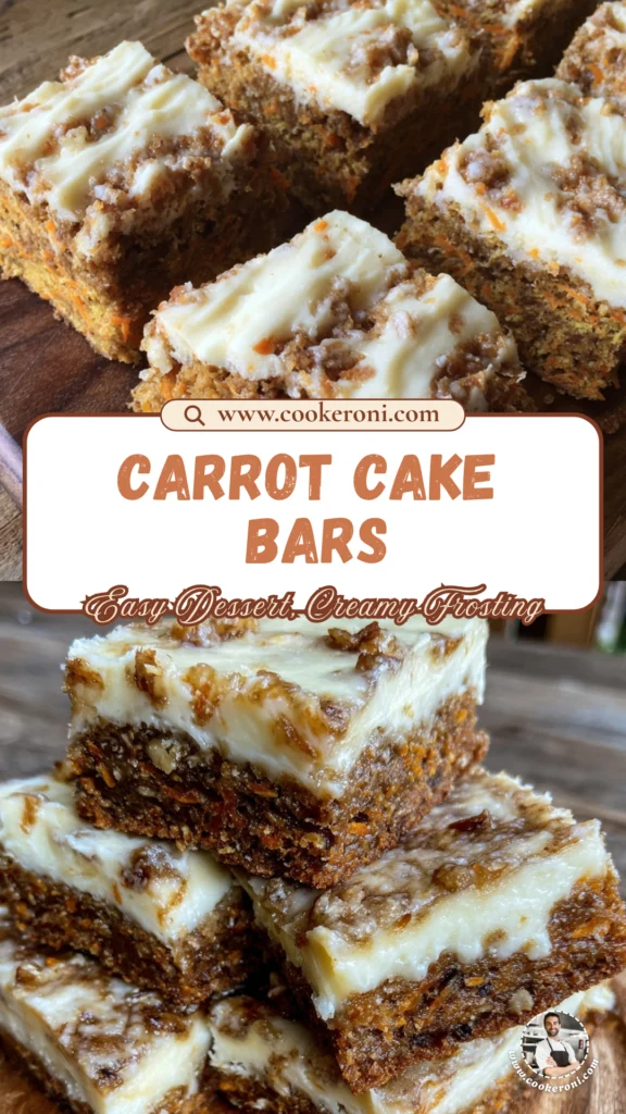 Carrot Cake Cream Cheese Bars