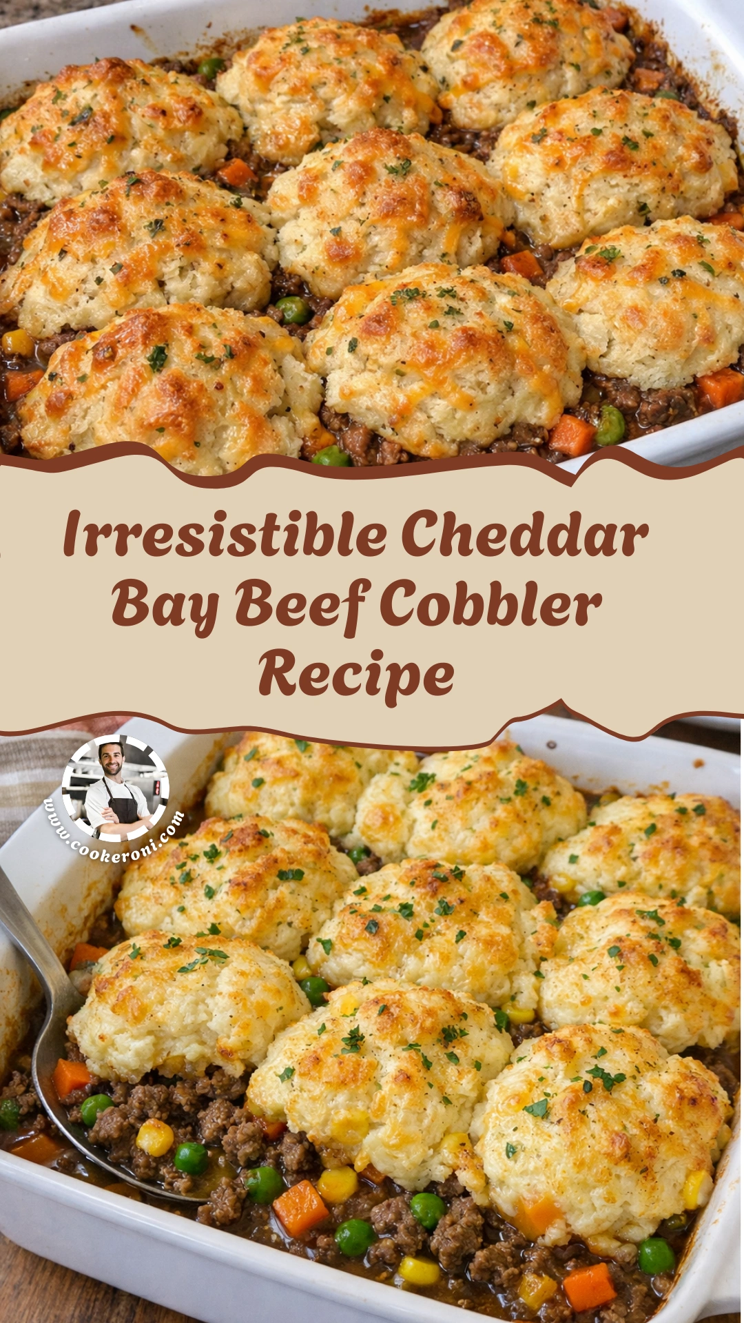 Cheddar Bay Beef Cobbler