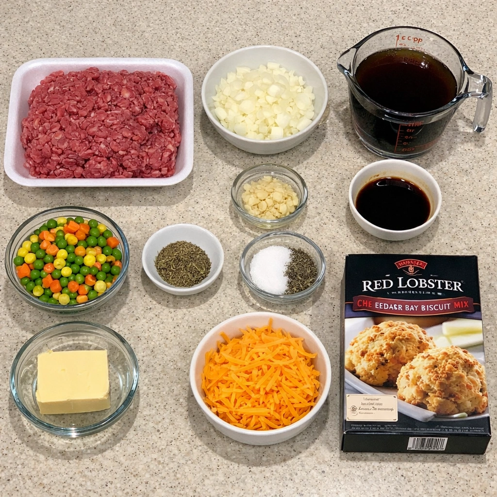 Cheddar Bay Beef Cobbler