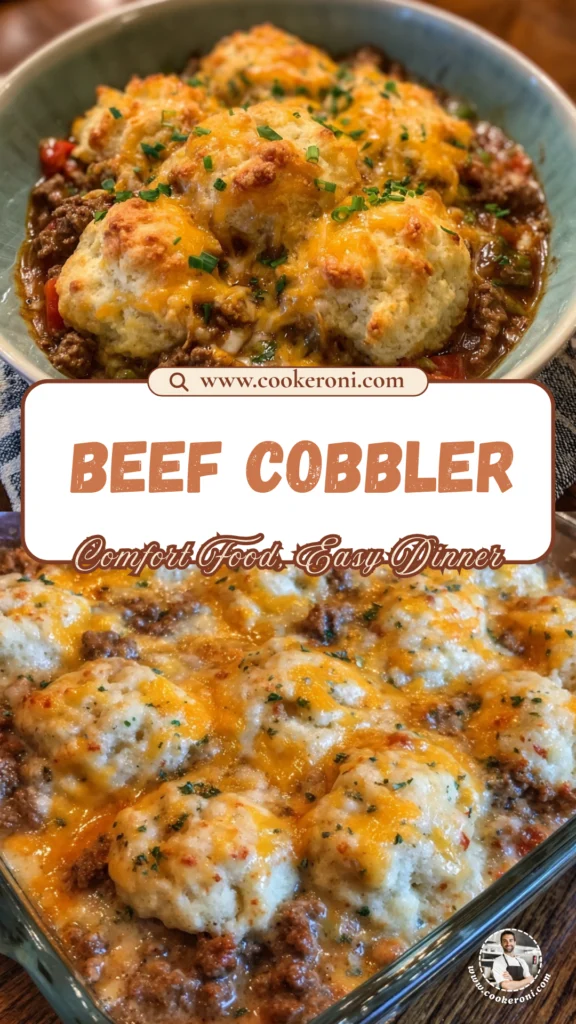 Cheddar Bay Beef Cobbler
