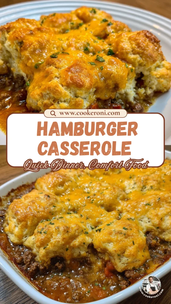 Cheddar Bay Hamburger Casserole