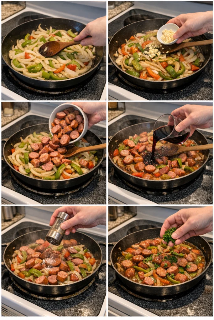 Cheddar Bratwurst Dinner