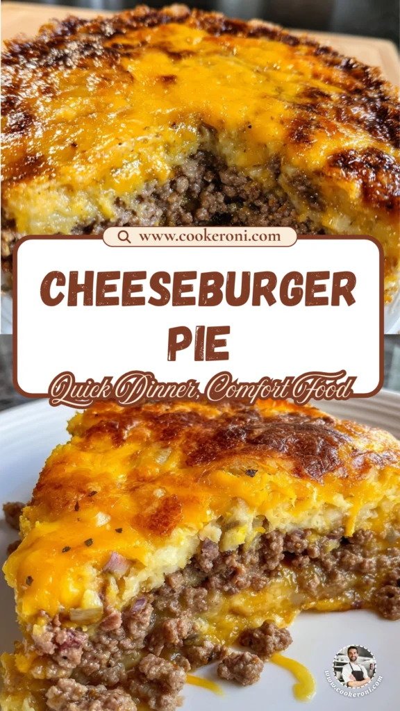 Cheeseburger Pie