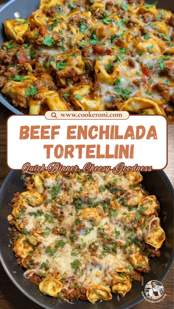 Cheesy Beef Enchilada Tortellini