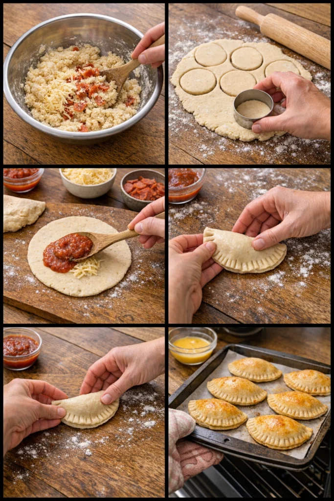 Cheesy Pizza Pockets
